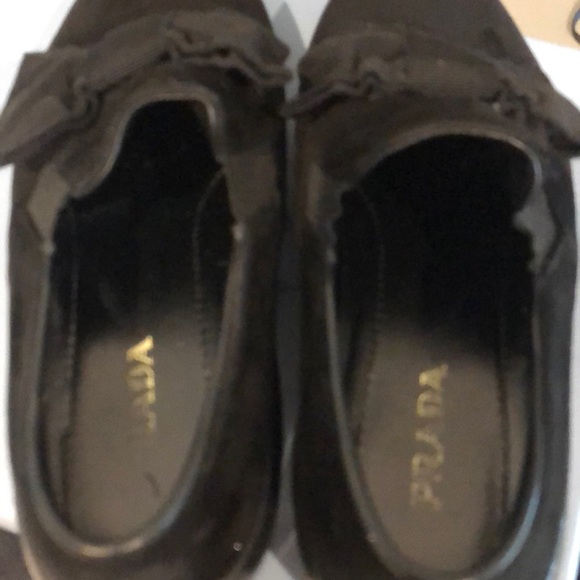 Prada Calzature suede bow slip-on - Picture 7 of 9